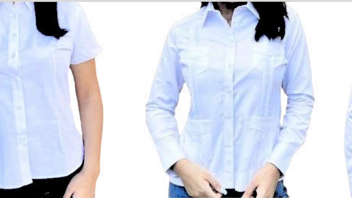 Blusas y camisas del catálogo Zaiek 2025 para uniformes personalizados